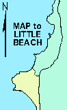 Map to Little Beach